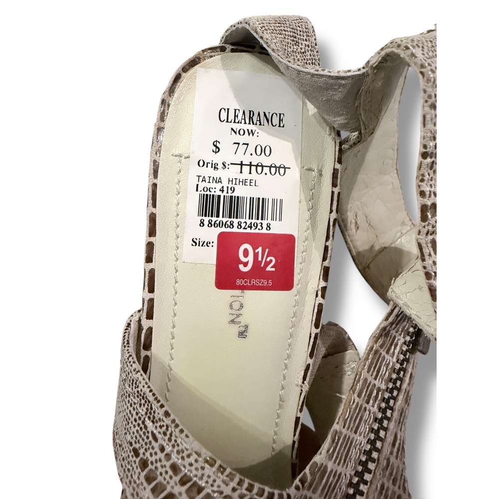 BCBG Generation Taina Heelless Open Toe Gladiator Heels Womens Size 9.5M - Picture 4 of 13